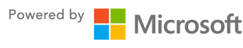 Powered by Microsoft transparent